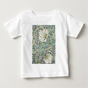 William Morris Pimpernel Blumengestaltung Tapete Baby T-shirt