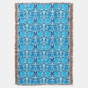 William Morris Pimpernel, Denim & Hellblau Decke