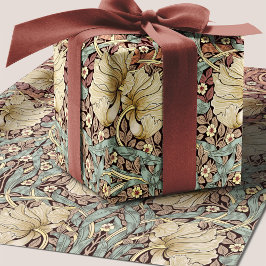 William Morris Pimpernel Dusty Rose Floral Pattern Geschenkpapier