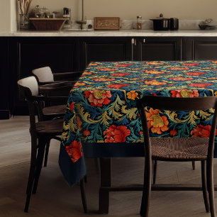 William Morris Pimpernel farbenfrohe, lebendige Fa Tischdecke