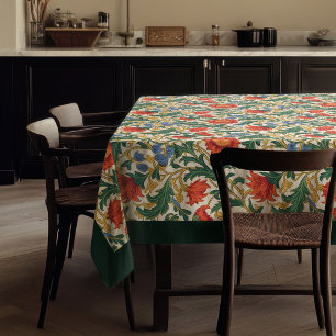 William Morris Pimpernel farbenfrohe, lebendige Fa Tischdecke