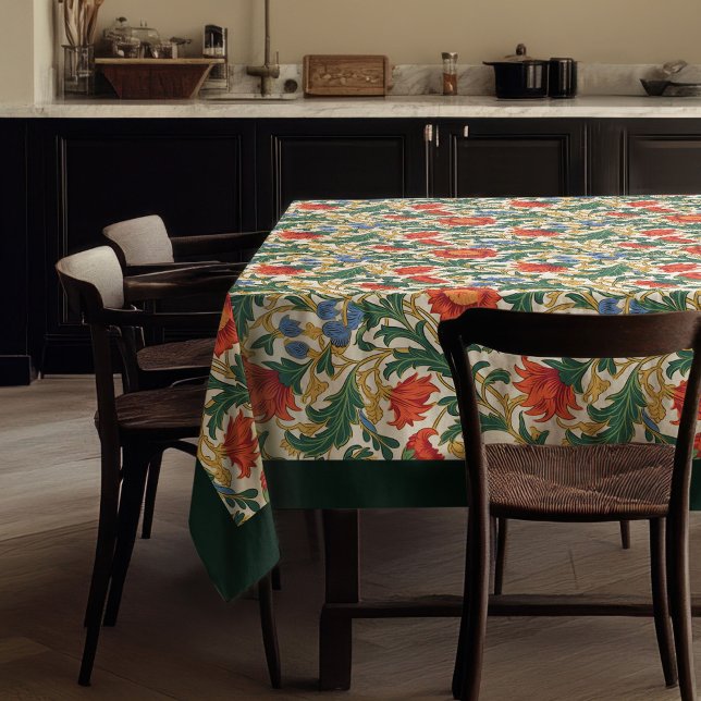 William Morris Pimpernel farbenfrohe, lebendige Fa Tischdecke (William Morris Pimpernel colorful vibrant colors Tablecloth)