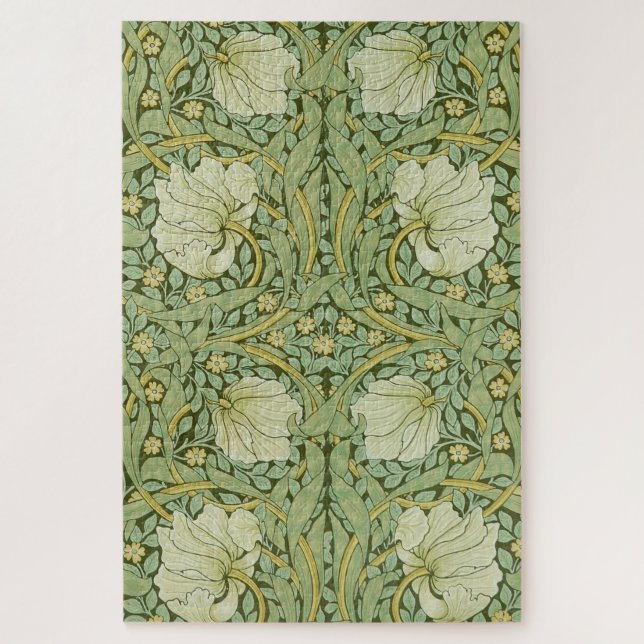 William Morris Pimpernel Floral Blue Wallpaper (Vertikal)