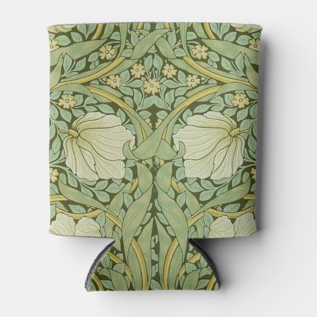 William Morris Pimpernel Floral Blue Wallpaper Dosenkühler (Vorderseite)