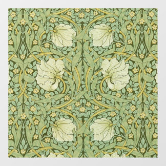 William Morris Pimpernel Floral Blue Wallpaper Fensteraufkleber