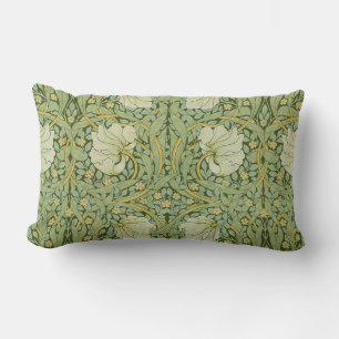 William Morris Pimpernel Floral Blue Wallpaper Lendenkissen