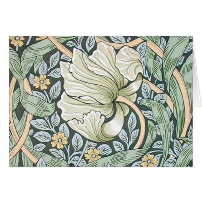 William Morris Pimpernel Floral Wallpaper (Vorderseite (Horizontal))