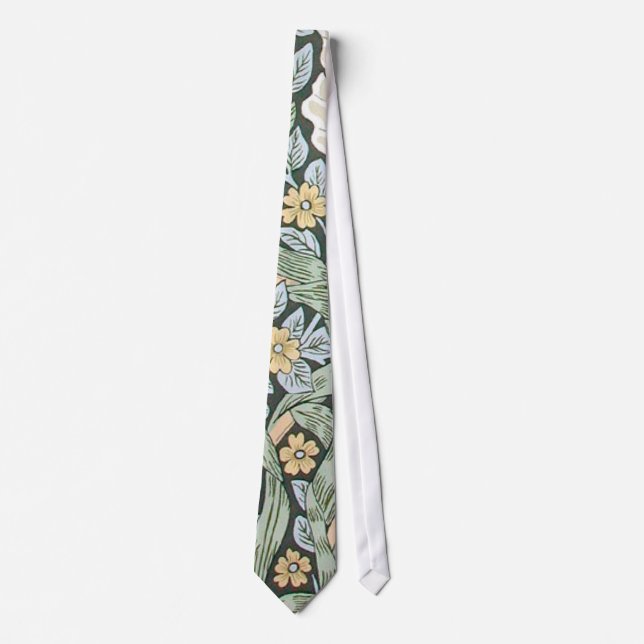 William Morris Pimpernel Floral Wallpaper Krawatte (Vorderseite)