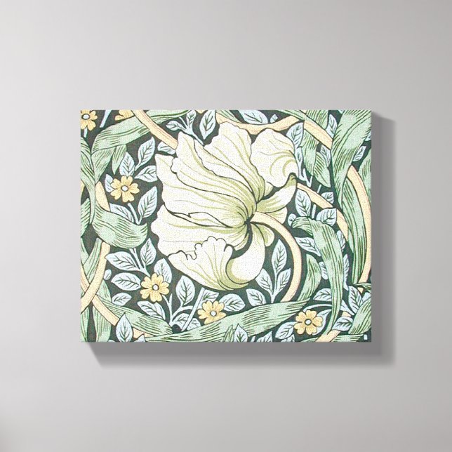 William Morris Pimpernel Floral Wallpaper Leinwanddruck (Vorderseite)