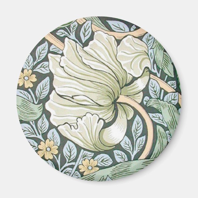 William Morris Pimpernel Floral Wallpaper Magnet (Vorne)