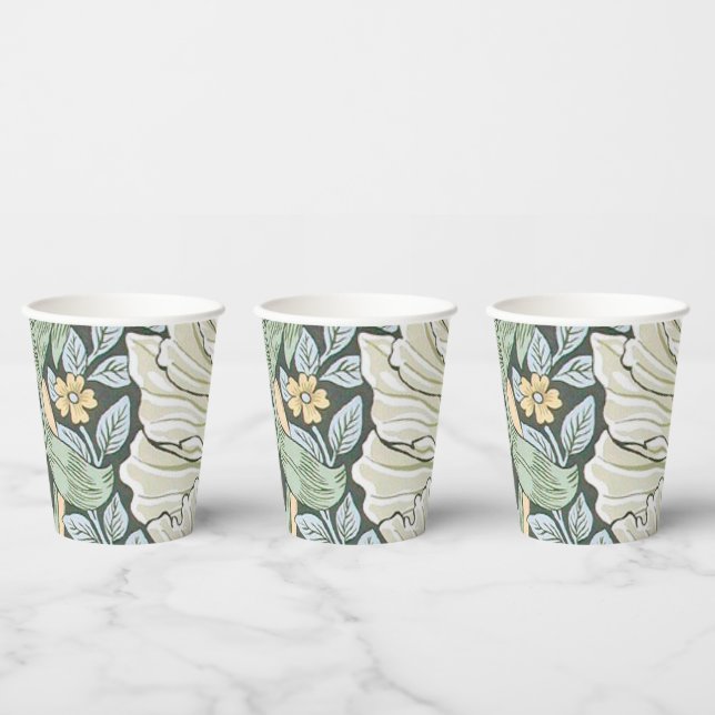 William Morris Pimpernel Floral Wallpaper Pappbecher (Multi)