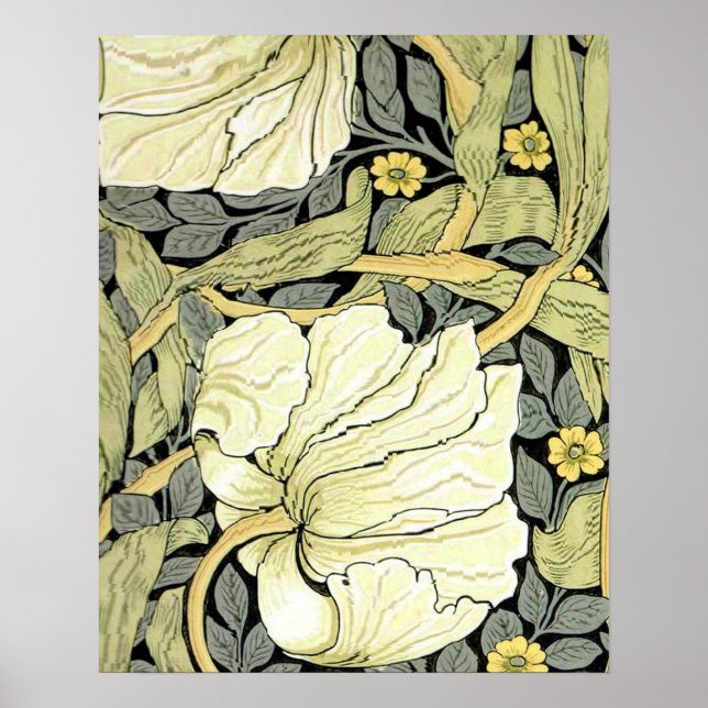 William Morris Pimpernel Floral Wallpaper Poster (Vorne)