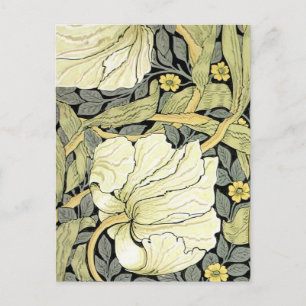 William Morris Pimpernel Floral Wallpaper Postkarte
