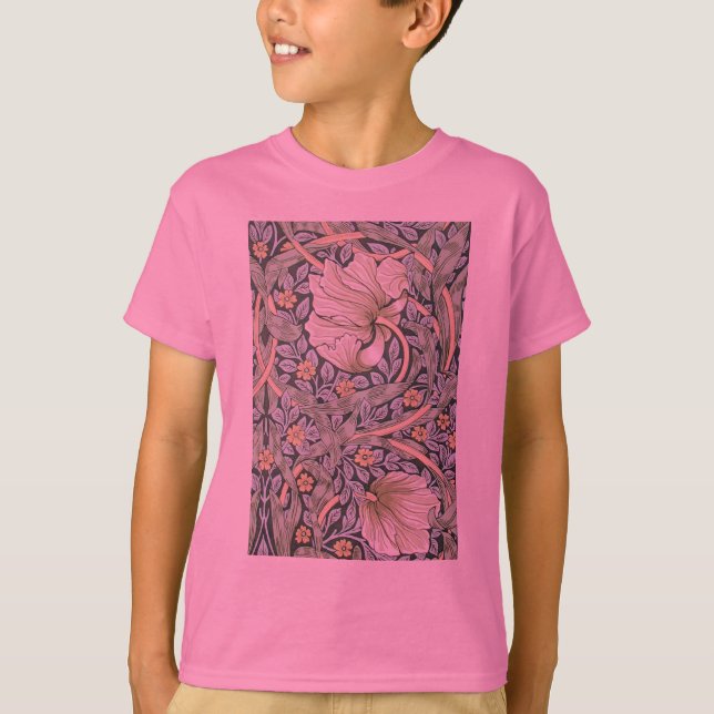William Morris Pimpernel Floral Wallpaper T-Shirt (Vorderseite)