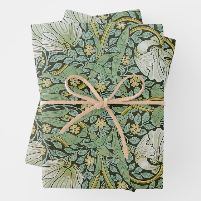 William Morris - Pimpernel Geschenkpapier Set (Beispiel)