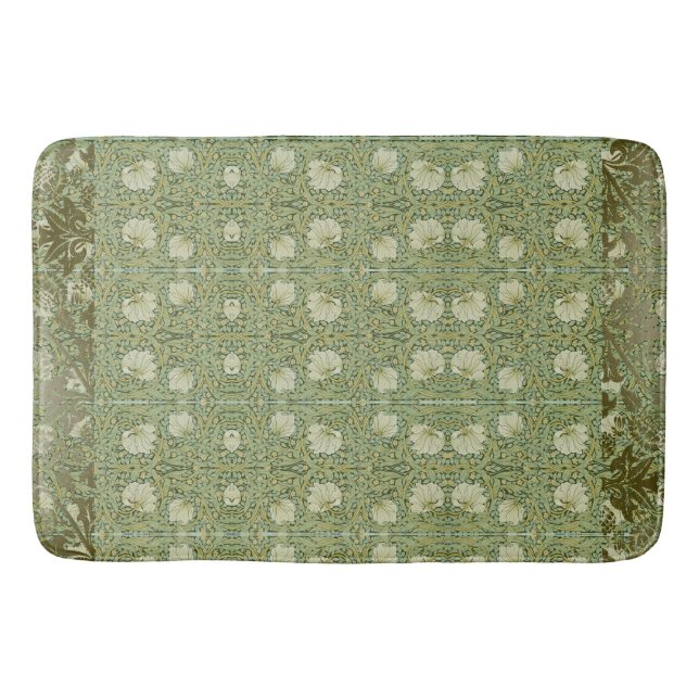 William * Morris Pimpernel Green Badematte (Vorderseite)