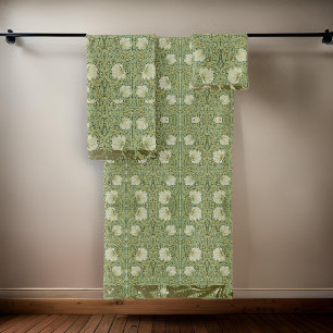 William * Morris Pimpernel Green Floral