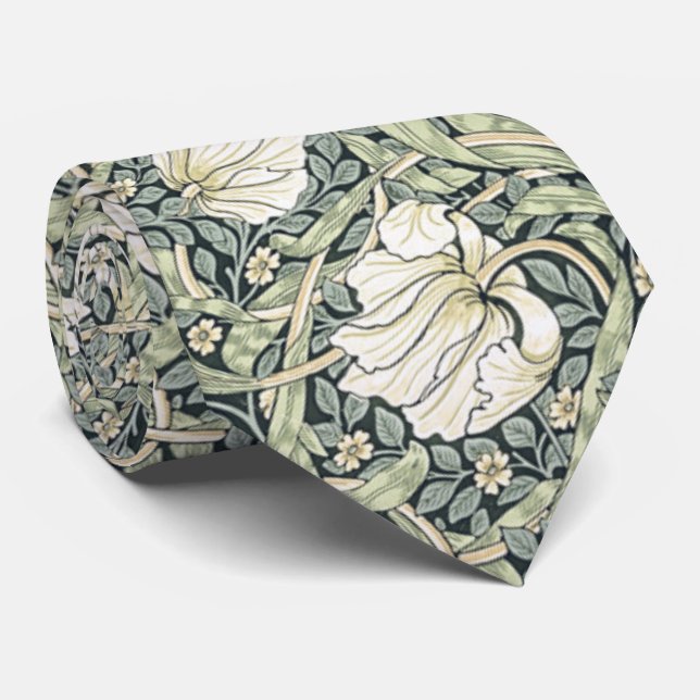 William Morris Pimpernel Krawatte (Gerollt)