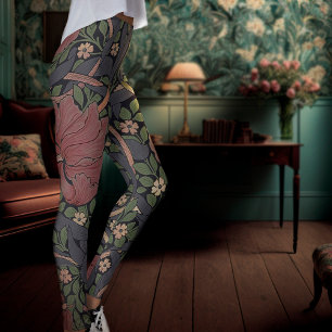 William Morris Pimpernel Leggings Motifs Vintages