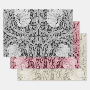 William Morris, Pimpernel Monotone Wrapping Paper Geschenkpapier Set