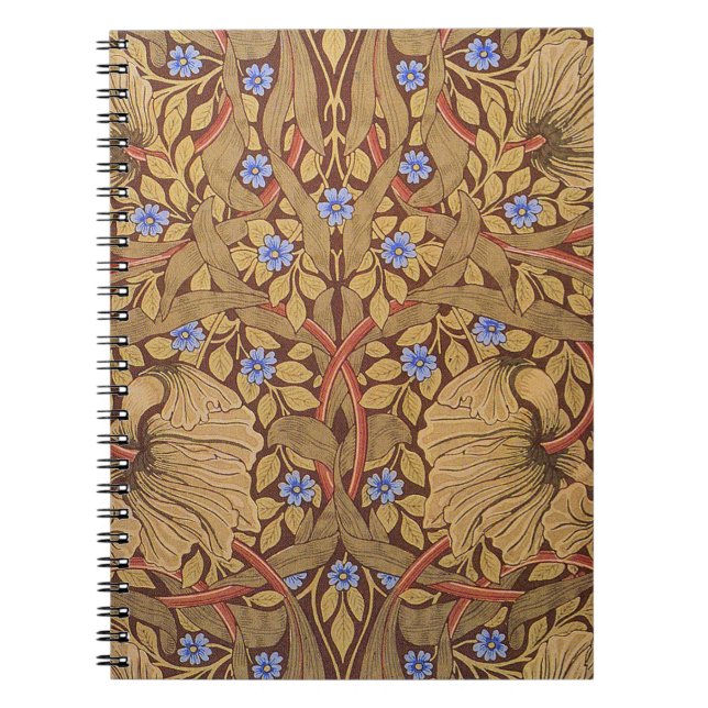 William Morris Pimpernel Notizblock (Vorderseite)