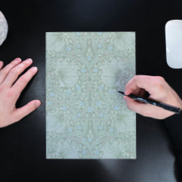 William Morris Pimpernel Pattern Vintag Lined Briefbogen