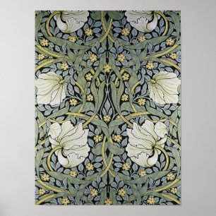 William Morris - Pimpernel-Tapeten-Entwurf Poster