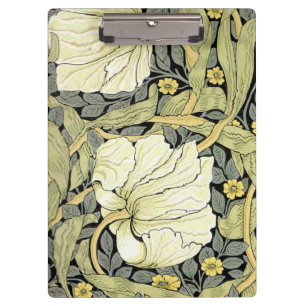 William Morris Pimpernel Tulpen Botanische Kunst Klemmbrett