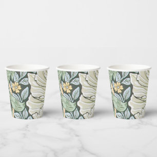 William Morris Pimpernel Tulpen Botanische Kunst Pappbecher