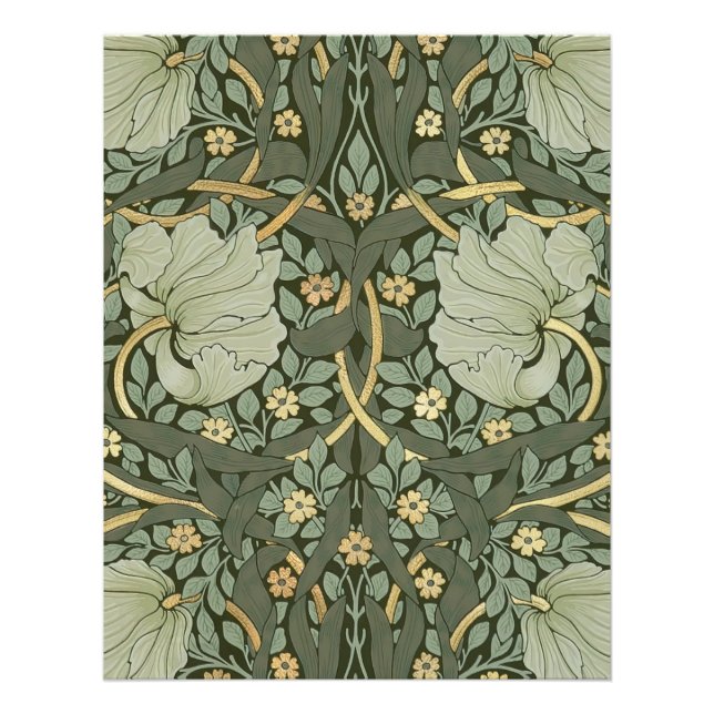 William Morris Pimpernel Vintag Pattern Foto Pri (Vorne)