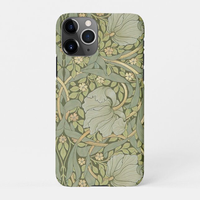 William Morris Pimpernel Vintag Pattern iPhone Hülle (Rückseite)