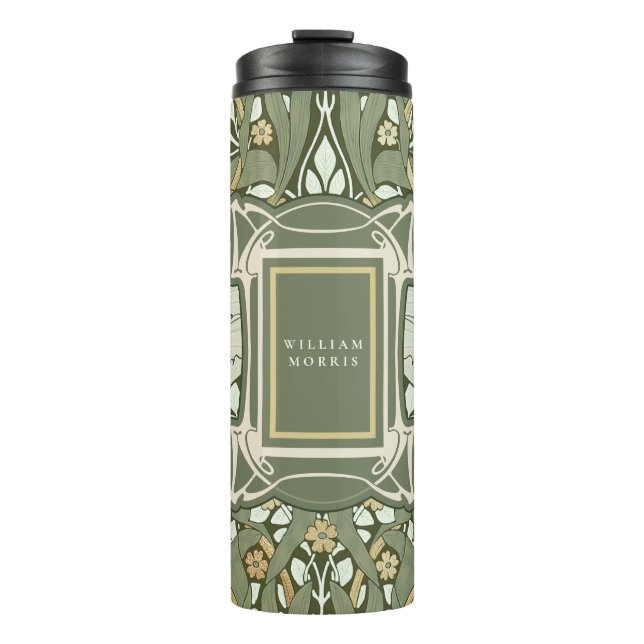 William Morris Pimpernel Vintag Pattern Thermosbecher (Vorderseite)