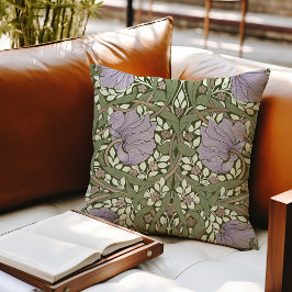 William Morris Pimpernel Vintag Pattern Throw Pil Kissen