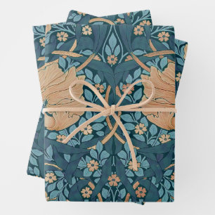 William Morris Pimpernel Vintag Pattern Wrapping Geschenkpapier Set