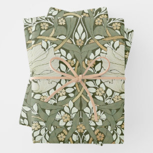 William Morris Pimpernel Vintag Pattern Wrapping Geschenkpapier Set