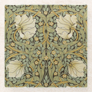 William Morris Pimpernel Vintag Pre-Raphaelite Glasuntersetzer