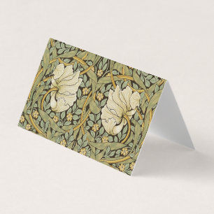 William Morris Pimpernel Vintage Präraffaelit Visitenkarten