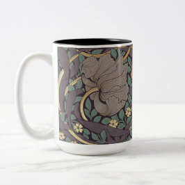 William Morris Pimpernel Vintages Muster Zwei-Tone Zweifarbige Tasse