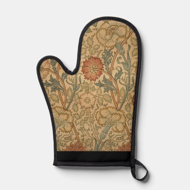 William Morris "Pink and Rose" Mitt & Pot Inhaber Ofenhandschuh (Vorderseite)