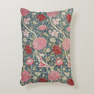 William Morris Pink und Red Fabric Pillow Dekokissen