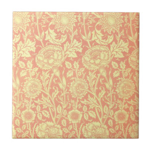William Morris Pink und Rose Design Fliese