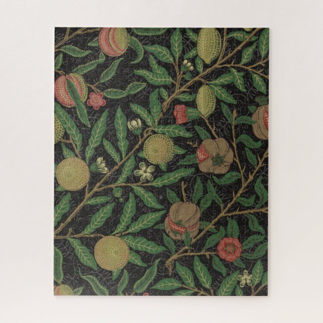 William Morris Pomegranate Black Fruit (Vertikal)