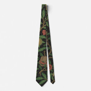 William Morris Pomegranate Black Fruit Krawatte