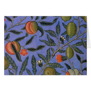 William Morris Pomegranate Bleu papier peint color