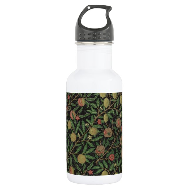 William Morris Pomegranate Classic Frucht Edelstahlflasche (Vorderseite)