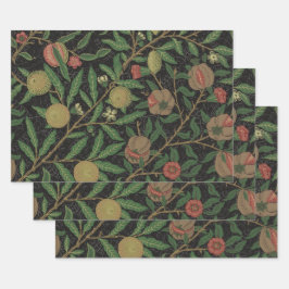 William Morris Pomegranate Classic Frucht Geschenkpapier Set