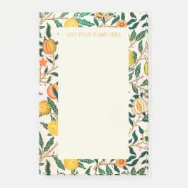 WILLIAM MORRIS POMEGRANATE DESIGN POST, DEN ES NOT POST-IT KLEBEZETTEL