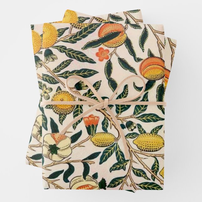 William Morris Pomegranate Geschenkpapier Set (Beispiel)