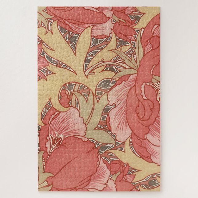 William Morris Poppies Floral (Vertikal)