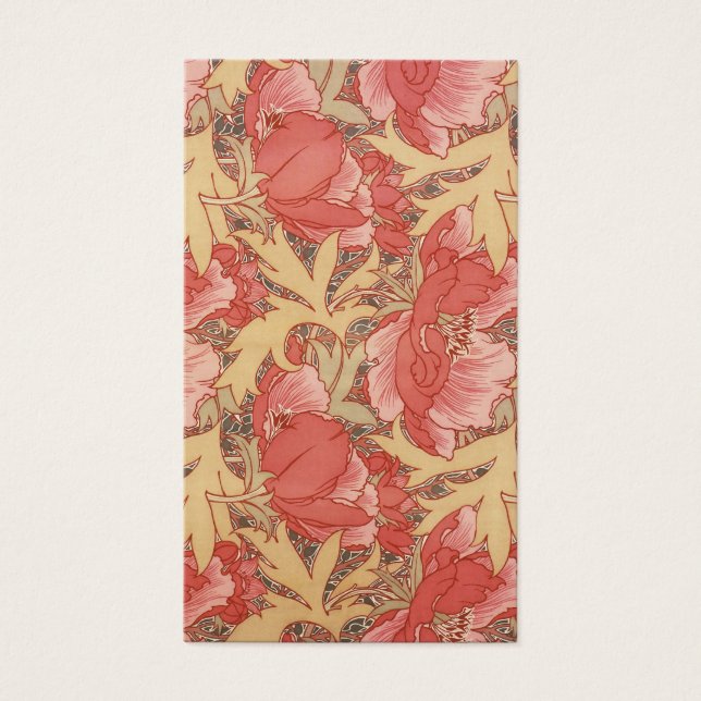 William Morris Poppies Floral (Vorderseite)